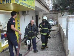 Mutfakta çıkan yangın maddi hasara neden oldu