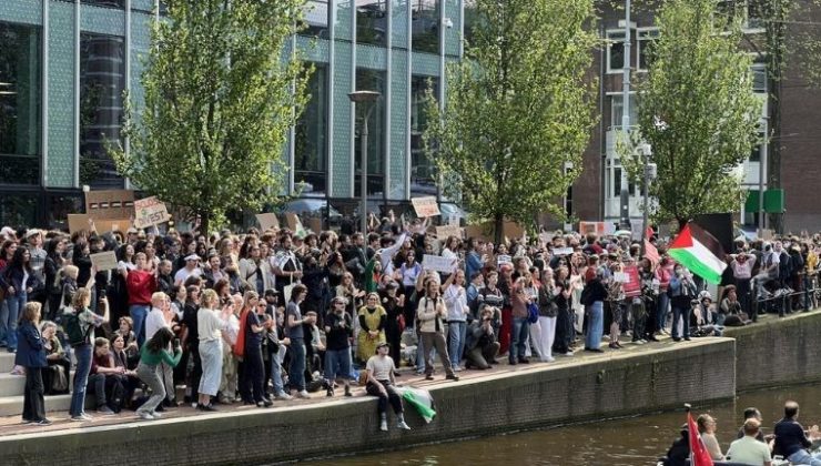 Amsterdam Üniversitesi’nde Filistin gösterileri nedeniyle eğitime 2 gün ara