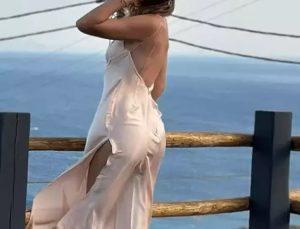 Melis Sezen yine bir davette kendini konuşturdu