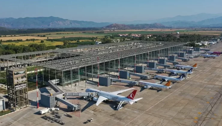 Muğla’nın havalimanlarında yolcu trafiği arttı