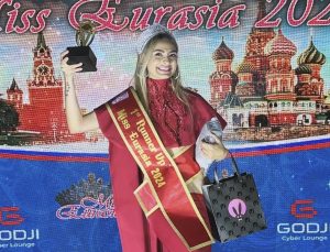 Miss Eurasia 3. Güzeli Nevide çiçek oldu