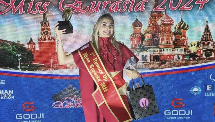 Miss Eurasia 3. Güzeli Nevide çiçek oldu