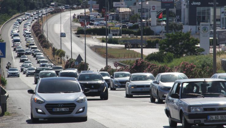 Muğla’dan tatilcilerin dönüş çilesi başladı