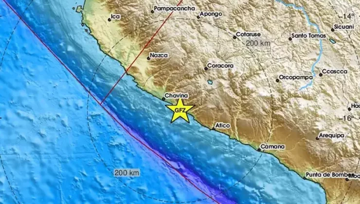Peru’da 7.2 büyüklüğünde deprem
