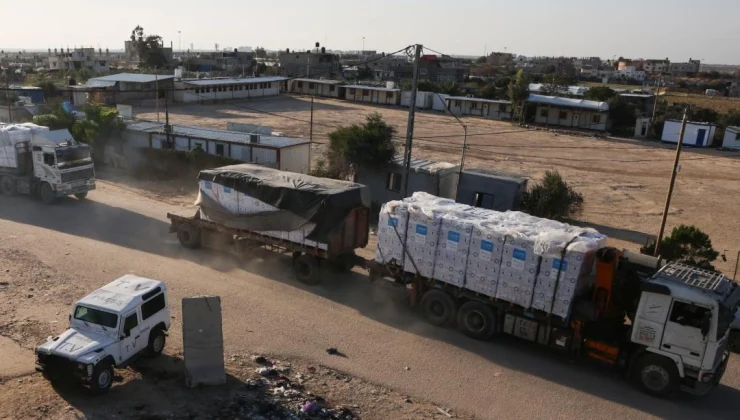 İsrail: “295 yardım kamyonunun Gazze’ye girişine izin verildi”