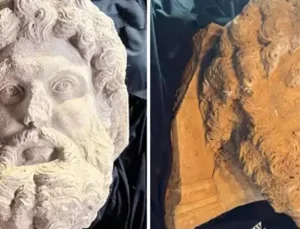 Aphrodisias’ta benzersiz bir keşif: Kolosal Zeus Başı