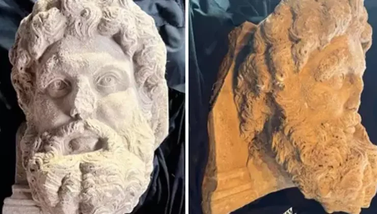 Aphrodisias’ta benzersiz bir keşif: Kolosal Zeus Başı