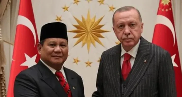 Başkan Erdoğan, Endonezya Cumhurbaşkanı Prabowo Subianto ile bir araya geldi