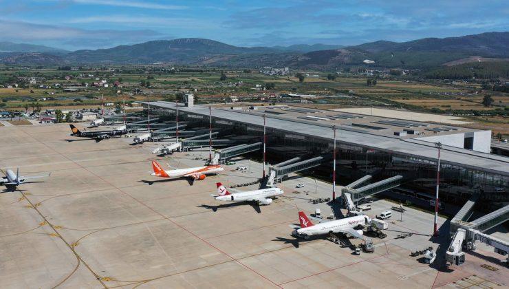 Milas Bodrum Havalimanı 6 ayda 1 milyon 574 bin yolcuya hizmet verdi