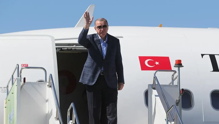 Cumhurbaşkanı Erdoğan, Astana’ya gitti