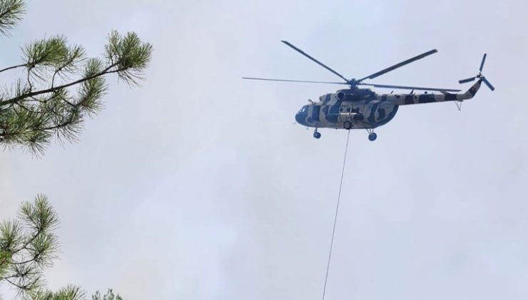 MSB’den yangınlara 15 helikopterle müdahale