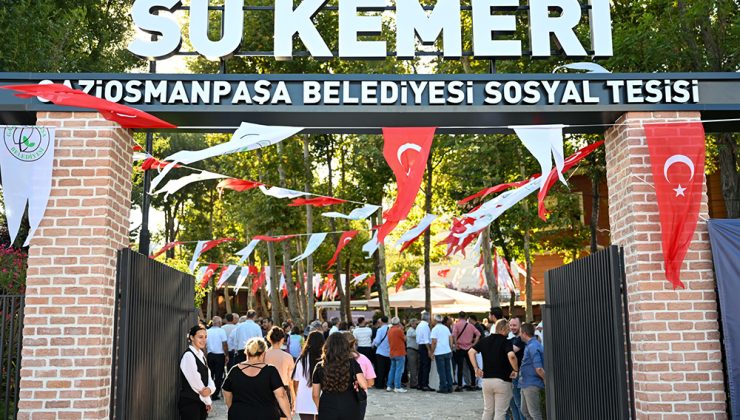 Gaziosmanpaşa Belediyesi Su Kemeri Sosyal Tesisleri Hizmete Açıldı