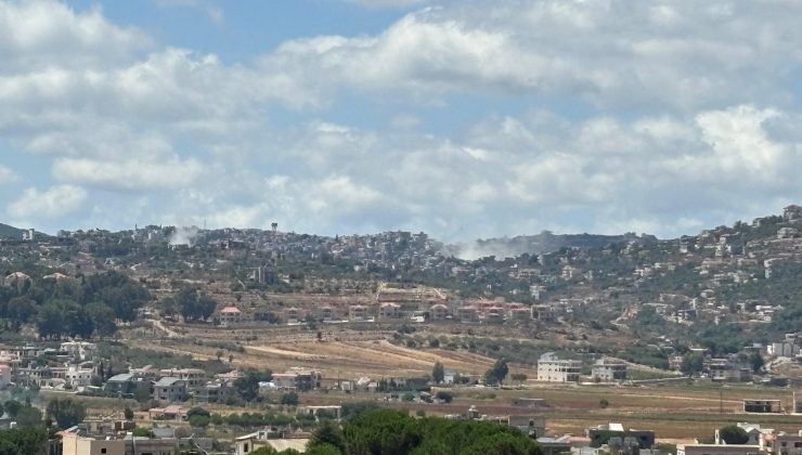 İsrail topçuları, Lübnan’ın güneyindeki köyü vurdu