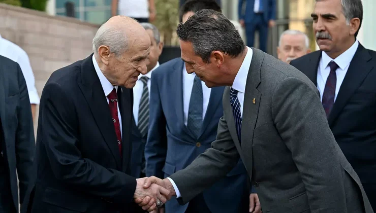 MHP lideri Bahçeli, Ali Koç ile görüştü