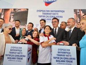 Eyüpsultan-Bayrampaşa Tramvay Hattı’nın Yapımı Başladı