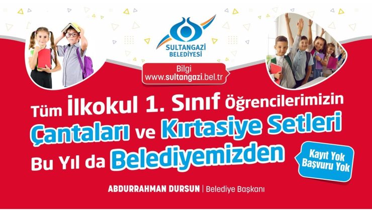 Sultangazi Belediyesi’nden Eğitime Dev Destek! Binlerce Öğrenciye Çanta ve Kırtasiye Seti Dağıtılacak!