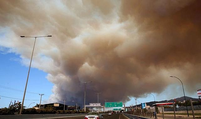 Yunanistan’da orman yangını: Dumanlar Atina’ya yaklaştı