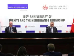 TCMB Başkanı Fatih Karahan, Hollanda Merkez Bankası Başkanı Knot ile görüştü