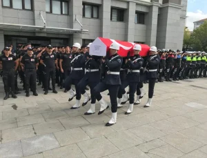 İstanbul’da şehit edilen polis memuru Şeyda Yılmaz için tören düzenlendi