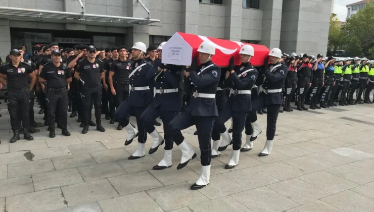 İstanbul’da şehit edilen polis memuru Şeyda Yılmaz için tören düzenlendi