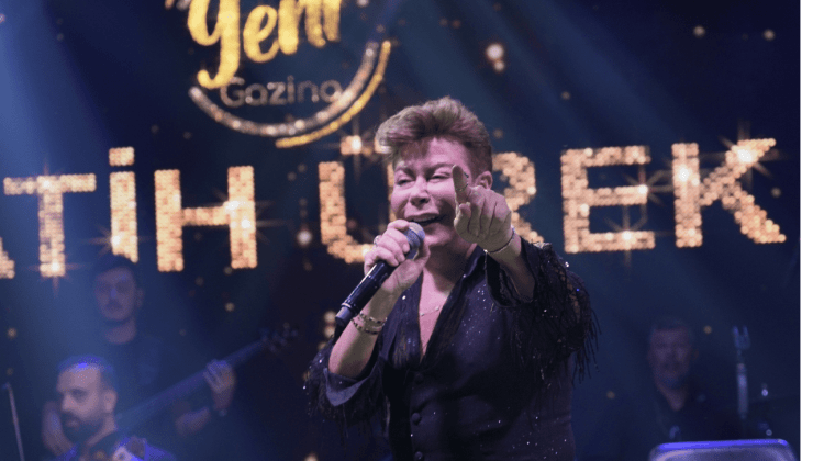 Fatih Ürek Maslaktaki Yeni Gazinoda sahne aldı