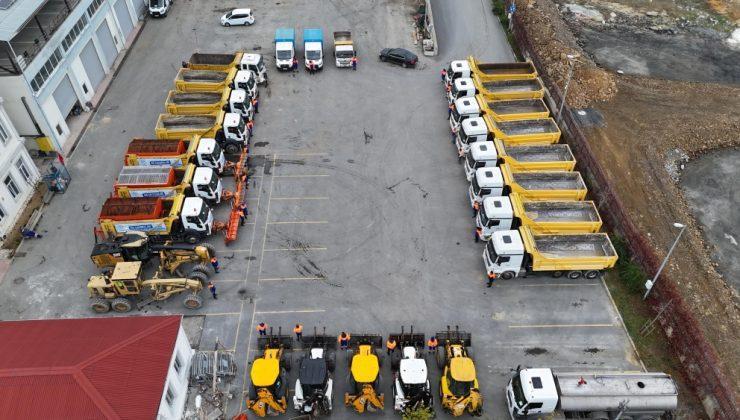 Arnavutköy Belediyesi Kışa Hazır: Karla Mücadele Tam Donanımlı Ekip Sahada