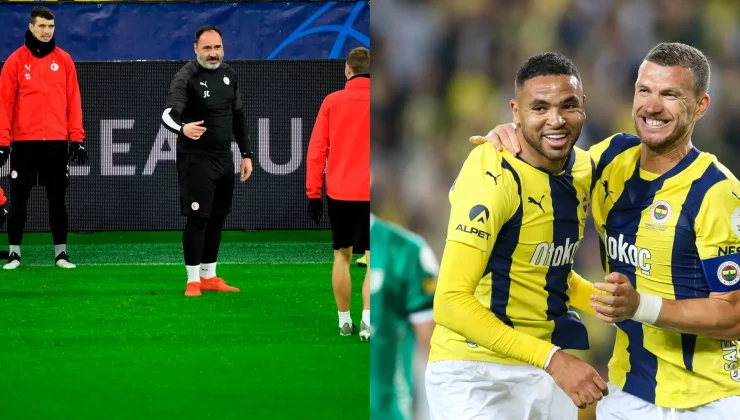 Maçtan sonra Fenerbahçe takımı kenetlenmesi futbolcuların birbirine sarılmaları en güzel görüntüydü!