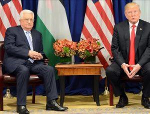 ABD’nin yeni Başkanı Trump, Filistin Devlet Başkanı Abbas ile görüştü