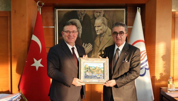 Başkan Aksu’dan Başkan Mutlu’ya Ziyaret