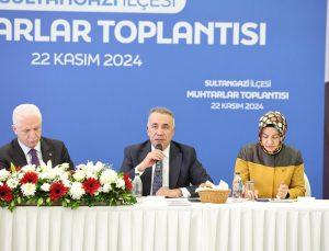 İstanbul Valisi Davut Gül Sultangazili Muhtarlarla Bir Arada