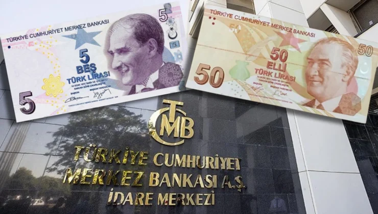 50 TL ve 5 TL’lik yeni banknotlar tedavüle verildi
