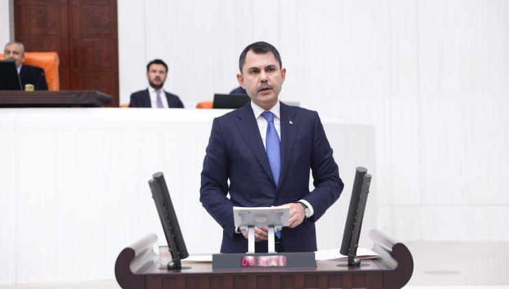 Bakan Kurum, TBMM’de 2025 Bütçe Görüşmeleri kapsamında sunum yaptı