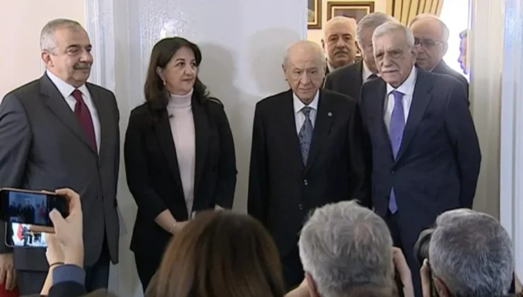 Devlet Bahçeli, İmralı ziyaretinden sonra DEM Parti heyetini kabul etti