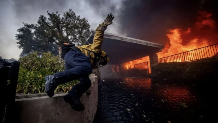 Hollywood’da yangın: Alevler hızını artırdı