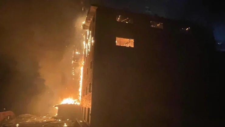 Bolu Kartalkaya’da otel yangını