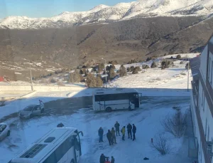 Yıldız Dağı Kış Sporları ve Turizm Merkezi’nde patlama : 1’i ağır 4 yaralı