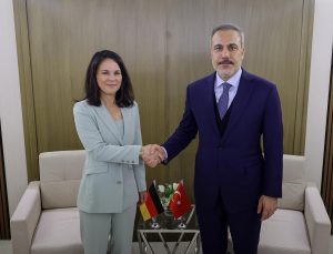 Dışişleri Bakanı Fidan, Alman mevkidaşı Baerbock ile bir araya geldi