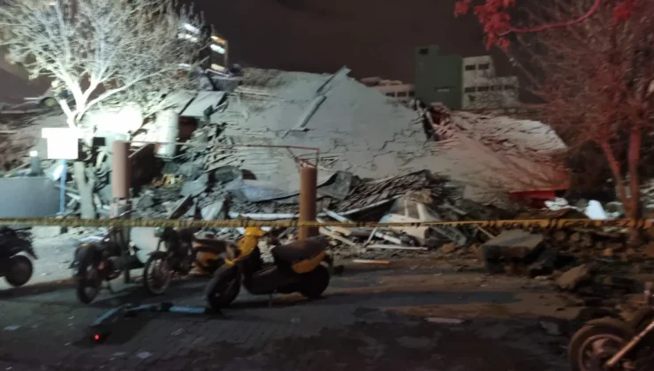 Konya’da 3 katlı bina çöktü