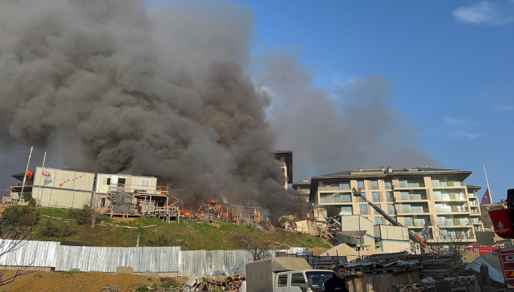 Üsküdar’da korkutan yangın!