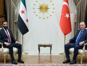 Cumhurbaşkanı Erdoğan-Ahmed Şera görüşmesi başladı