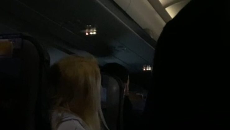 Gaziantep’te tanımlanamayan cisim iddiası uçuşları durdurdu, O anlar kamerada