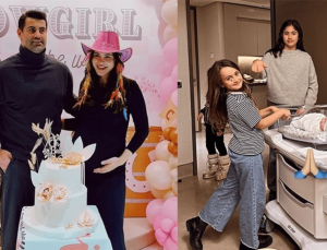 Zeynep Sever Demirel ve Volkan Demirel 3. bebeklerini kucakladı: Kız kardeşler birbirine kavuştu!