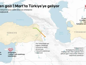 Türkmen gazı bugün Türkiye’ye ulaşacak