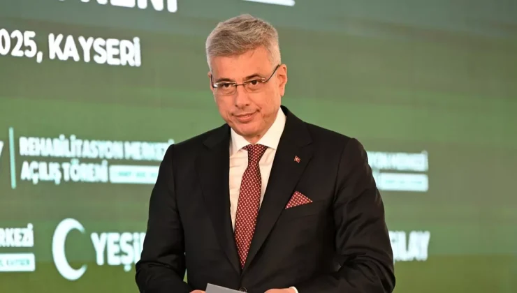 Sağlık Bakanı Memişoğlu, Kayseri Yeşilay Rehabilitasyon Merkezinin açılışında konuştu: