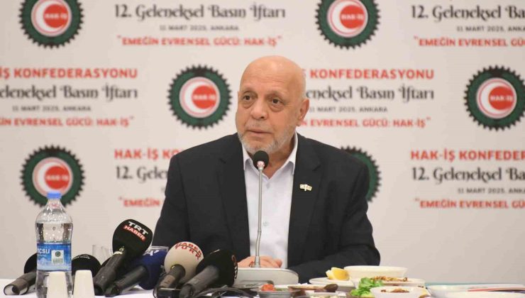 HAK-İŞ Genel Başkanı Arslan: “Asgari Ücret Tespit Komisyonunda kimin olduğundan ziyade komisyonunun yapısına itirazımız var”