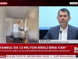 Murat Kurum, İstanbul’da yaşanan depremle ilgili son durumu açıklıyor