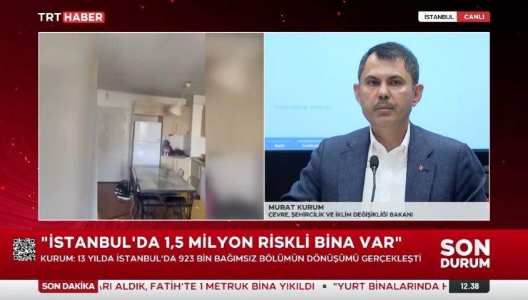 Murat Kurum, İstanbul’da yaşanan depremle ilgili son durumu açıklıyor
