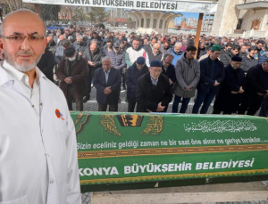Balkondan düşerek hayatını kaybeden doktor son yolculuğuna uğurlandı