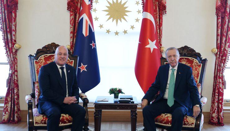 Cumhurbaşkanı Erdoğan, Yeni Zelanda Başbakanı Luxon’u kabul etti
