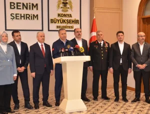 Bakan Yerlikaya, Konya’da Yatırım Değerlendirme ve Koordinasyon Toplantısına katıldı